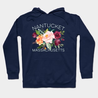 Cape Cod Massachusetts Floral Bouquet for Women Who Love Roses Hoodie